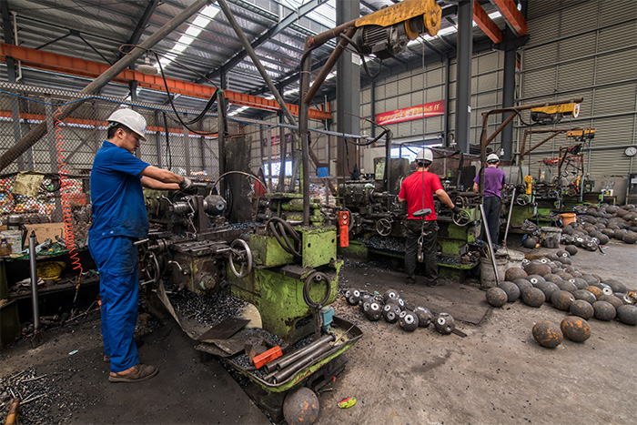 济宁网架配件车间